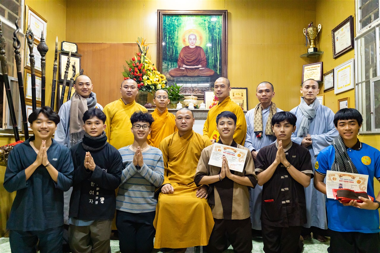 Kỳ thi thăng cấp đai môn phái Phật Quang Quyền đầu xuân Tân Sửu 2021