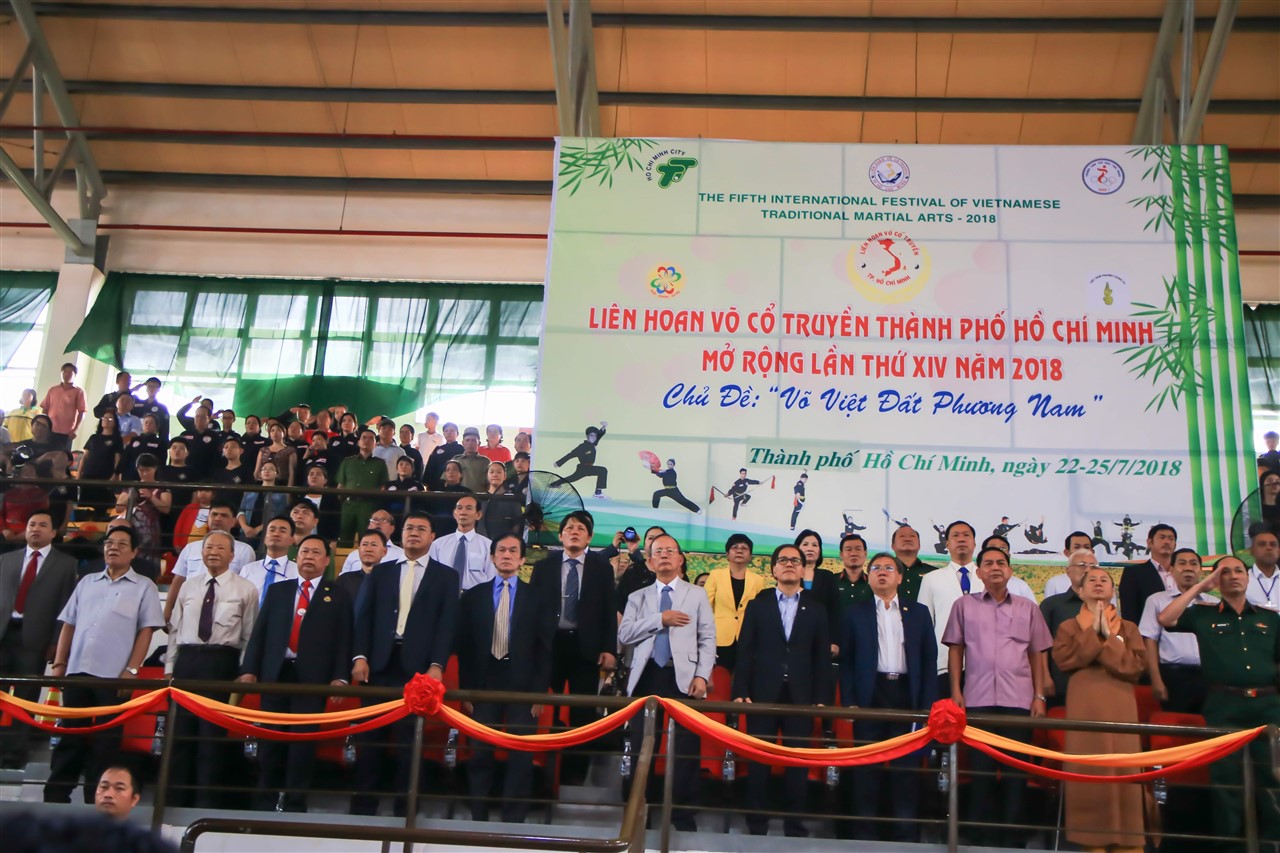 Khai mạc liên hoan võ cổ truyền Tp.HCM mở rộng lần thứ XIV năm 2018